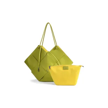 BOB ORE BLUE COLLECTION Cow Leather Tote Bag Shopping Bag Shoulder Bags Women's Fruit Green