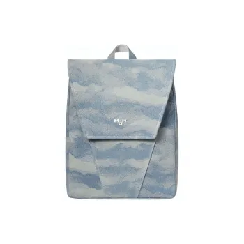 MAH Cotton Backpack Tubas Women's Light Blue