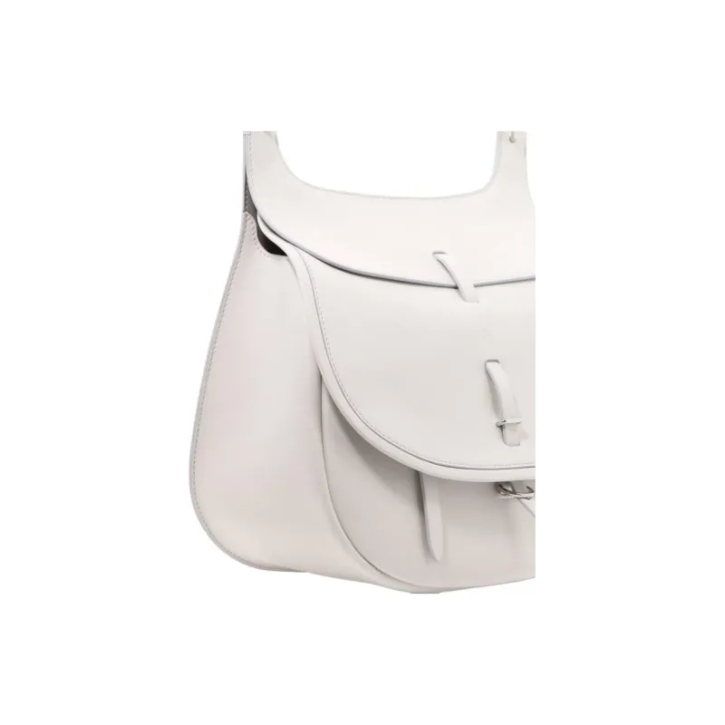 Fontana Milano 1915 Calfskin Handbag Women's White-3