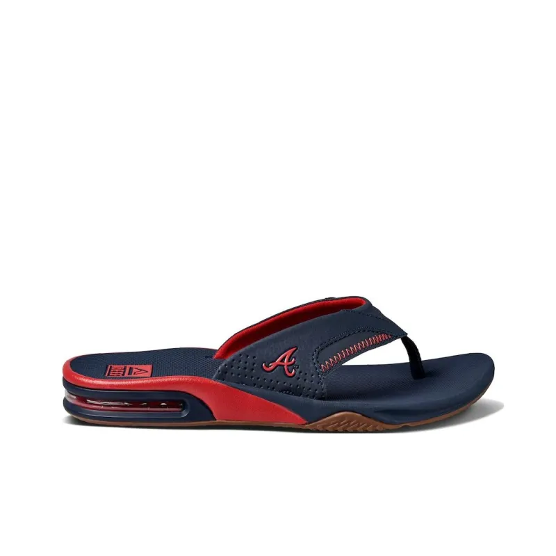 REEF Slip-Resistant Flip Flops Men's Blue Orange-1