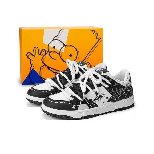 The Simpsons Skateboard Shoes Unisex Low-Top