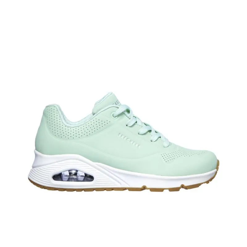 Skechers Uno Slip-Resistant Low-Top Casual Shoes Women's Green-2