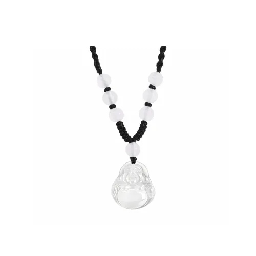 ZHOUBAIFU Chalcedony Jade Necklaces Unisex