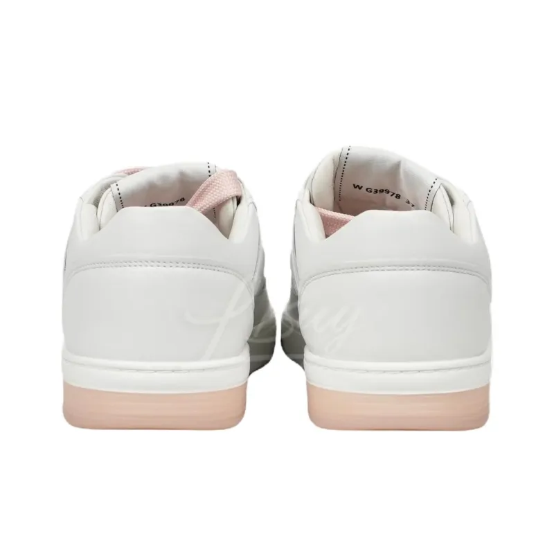 CHANEL Low Top Skateboard Shoes Women's White Pink-4