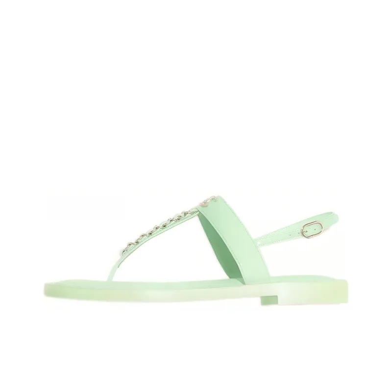CHANEL Stylish Sandals Women's Light Green-0