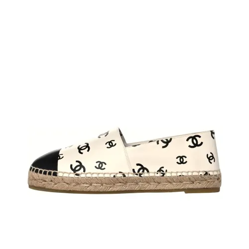 CHANEL Espadrilles Women's White/Black