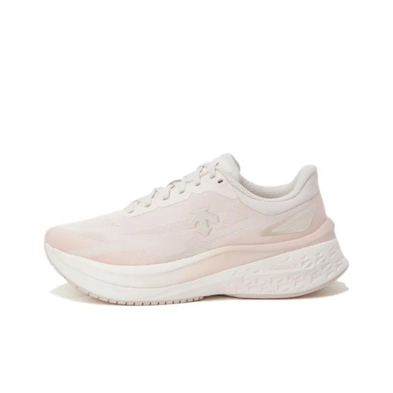 DESCENTE ENERGITE RIDE Anti Slip Wear Resistant Low Top Running Shoes Women's Light Pink-0