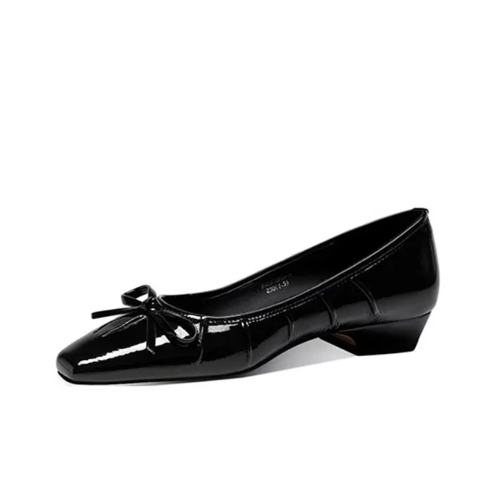 JESSICA SOPHIA Casual Single Shoes 2cm Women's Black-0