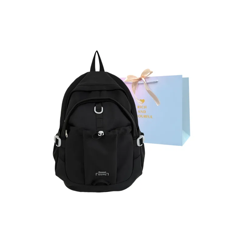 SUPERCUTE Nylon Backpack Women's Ecru/Pink/Purple/Blue/Black-26