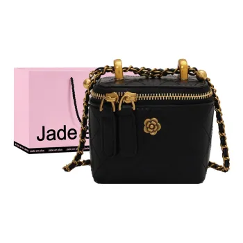 Jade En Plus Fashion PU One Shoulder Crossbody Small Square Bag Small Size Women's Black/White/Khaki/Burgundy