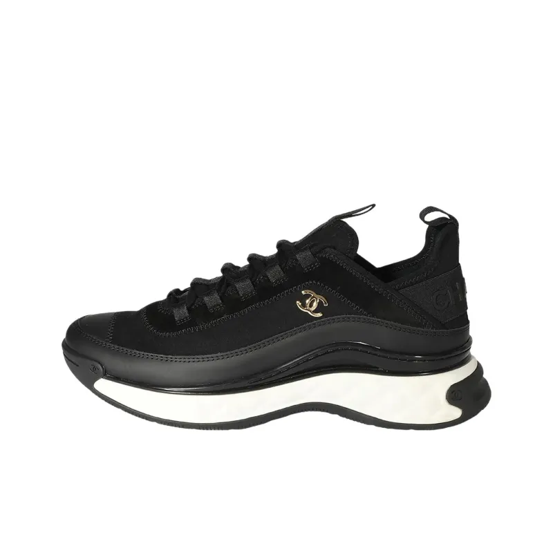 CHANEL Cushioning Anti-Slip And Wear-Resistant Athletic Shoes Men's Black-0