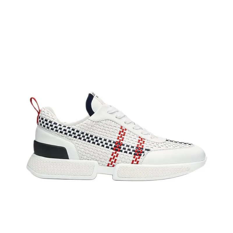 HERMES Drift Cushioning, Slip Resistant, And Abrasion Resistant Low Top Casual Shoes Men's White-1