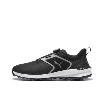 PUMA IGNITE Breathable Low Top Golf Shoes Men's Black White