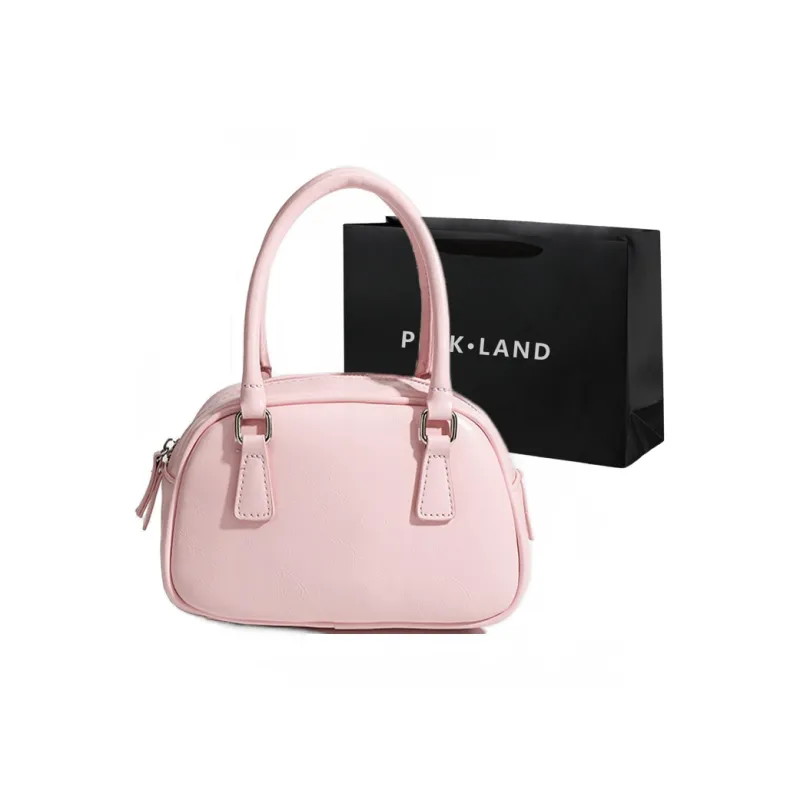 PINK·LAND PU Shoulder Bag Crossbody Bag Handbag Regular Women's Silver/Pink/Yellow-4
