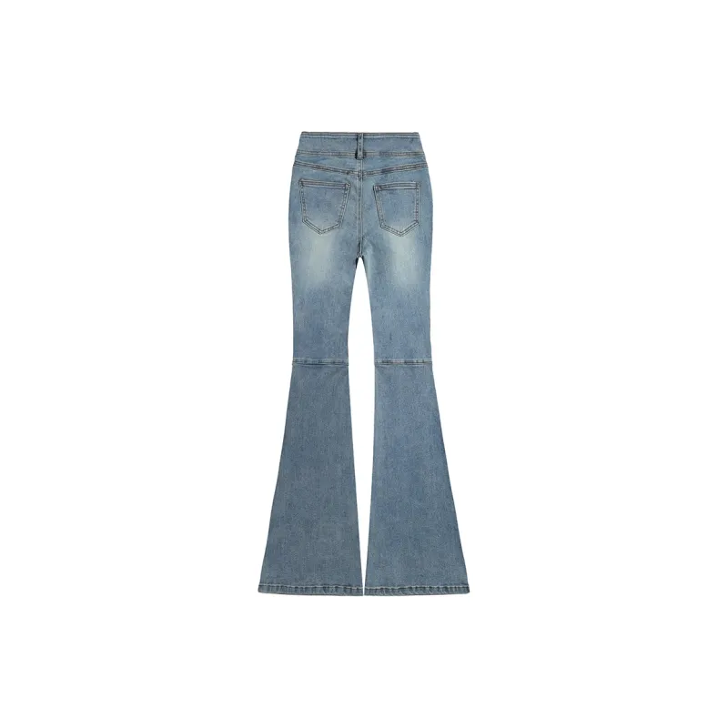 Wen Shan Jeans Women's Light Blue-4