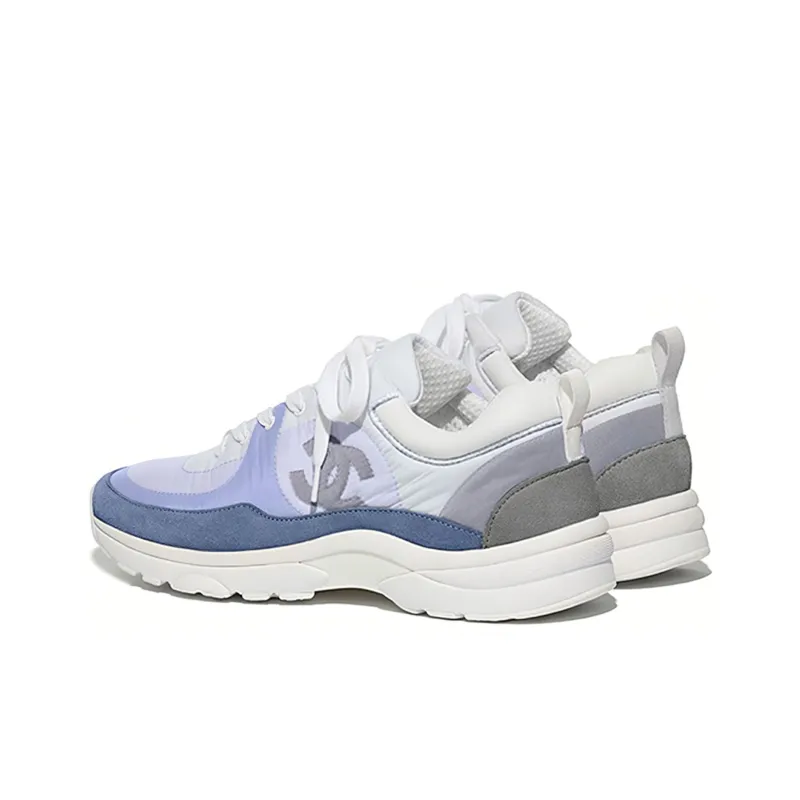 CHANEL Women's Suede Calfskin Sneaker 'Sky Blue' Women's-3