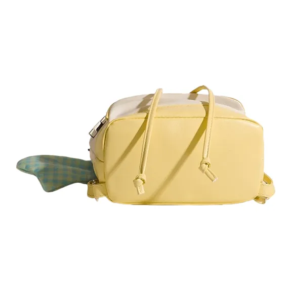 Carksky Nylon Backpack Women's Ecru-3