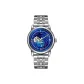 Silver Case Blue Dial Steel Band
