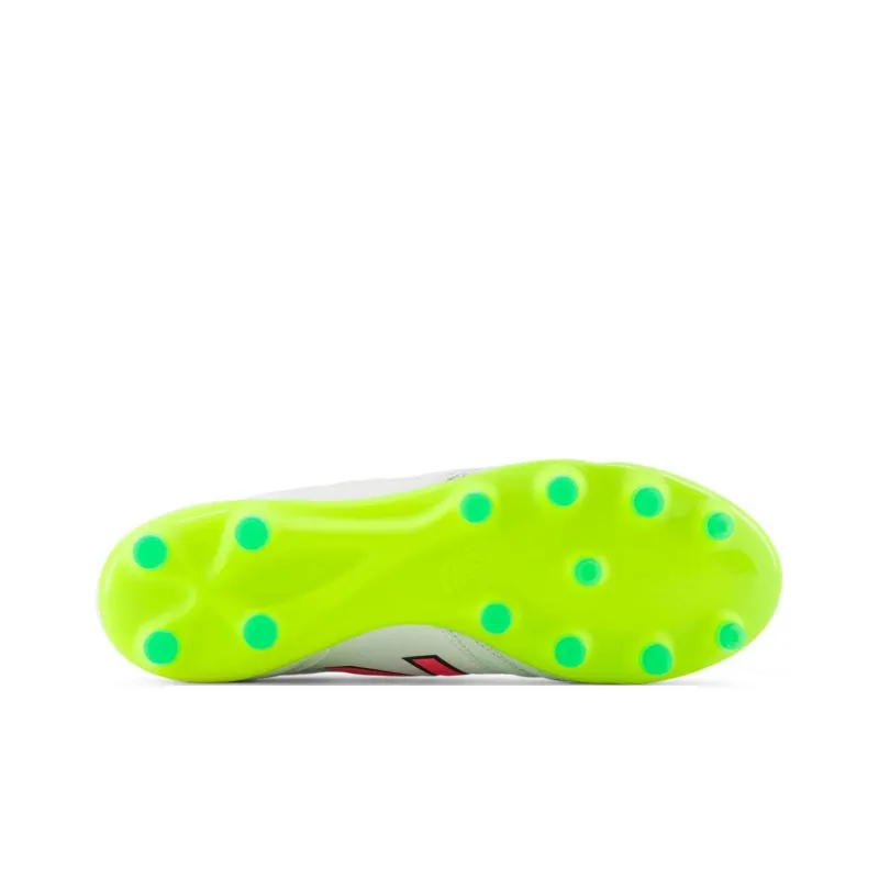 New Balance 442 V2 Pro HG Rubber Short Studs Slip Resistant Soccer Shoes Unisex White-4