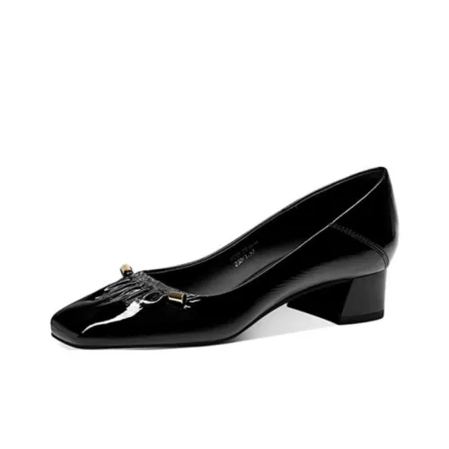 JESSICA SOPHIA French Work Shoes Casual Shoes 3cm Women's Black