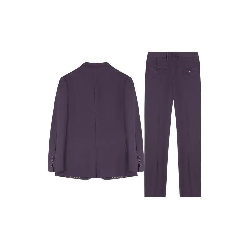 FIRS Business Suit Men's Purple-1