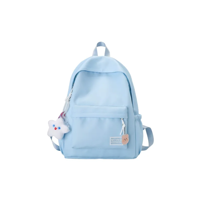 Parker Bear Nylon Backpack Regular Unisex Orange/White/Neon Green/Light Yellow/Black/Blue-35