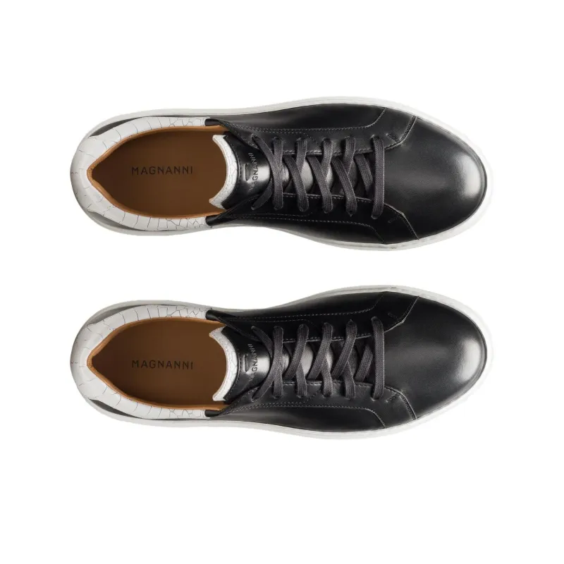 Magnanni Castillo II Low-Top Skateboard Shoes Men's Black White-3