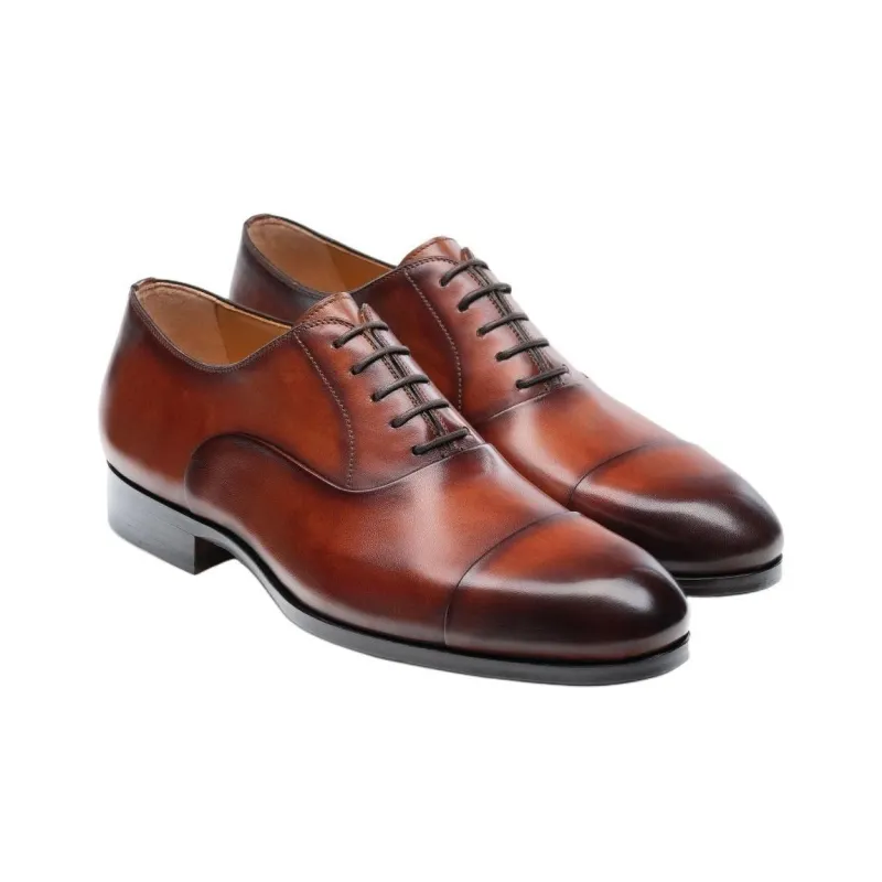 Magnanni Naxos Dress Shoes Men's Brown-2