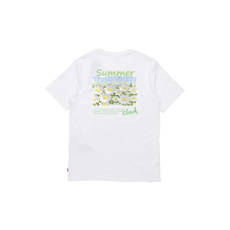 Levis T-Shirts Men White-1