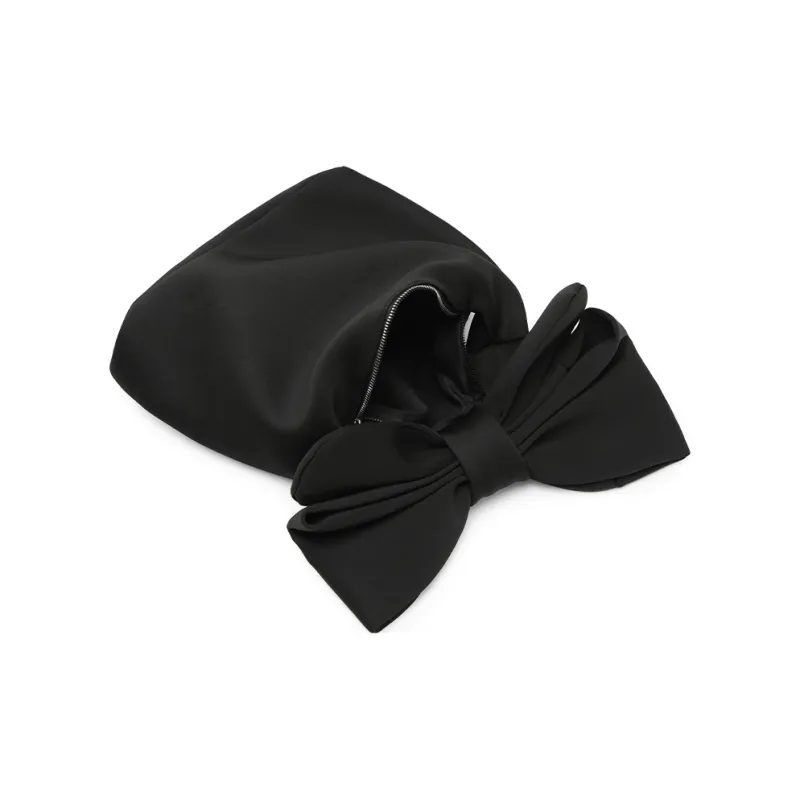 Bywhich Polyester Handbag Regular Women's Black-1