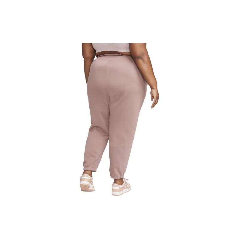 Nike Sportswear Phoenix Fleece Knitted Sports Pants Women's Smokey Mauve Red-1