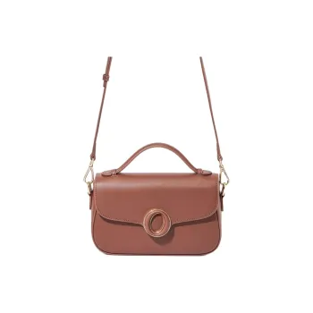 BOB ORE BLUE COLLECTION Cow Leather Shoulder Bag Crossbody Bag Handbag Medium Size Women's Brown