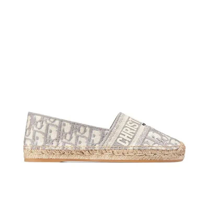 DIOR Granville Espadrilles Women's Gray-1