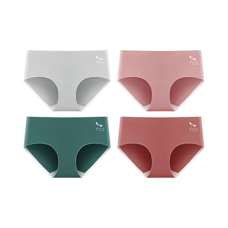 RED DRAGONFLY 60S Combed Cotton Seamless Underpants Women's Gift Box Set Of 4-7