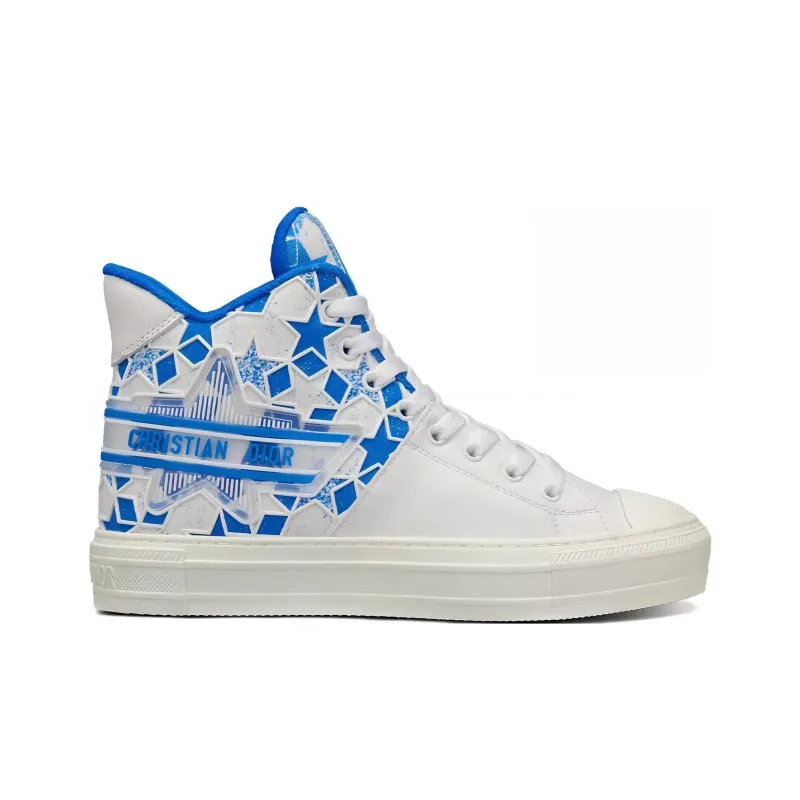 DIOR Walk'N'DIOR Star Bright Blue White DIOR Etoile Motif Women's-1