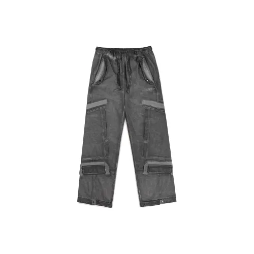 Guuka Casual Pants Men Light Gray