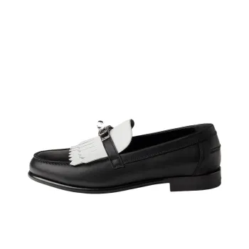 HERMES Destin Loafers Women's Black