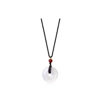 GIRATI Colored Glaze Jade Necklaces Women's