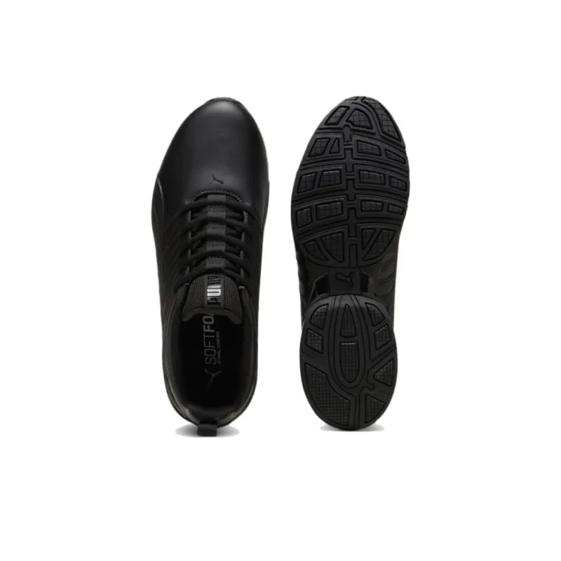 PUMA Voltaic Evo Anti Slip Wear Resistant Low Top Casual Running Shoes Men's Black-3