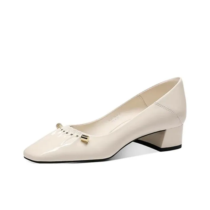 JESSICA SOPHIA French Work Shoes Casual Shoes 3cm Women's Black-7