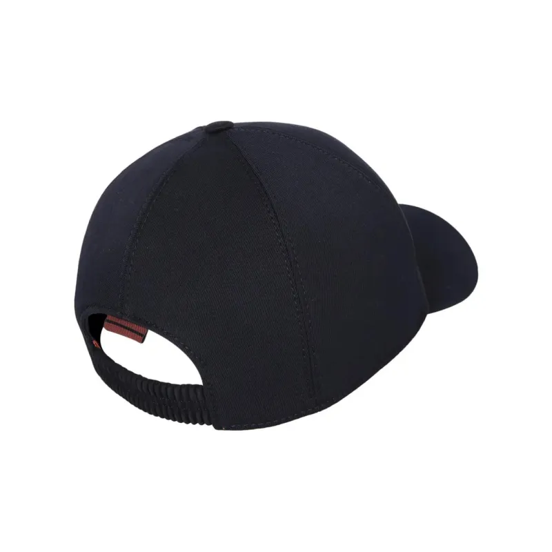 Zegna Cotton Baseball Caps Men's Blue-1