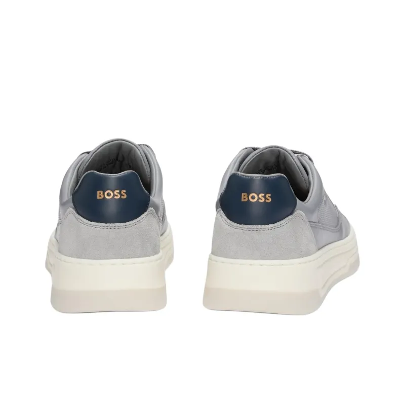 HUGO BOSS Low Top Casual Shoes Men's Gray-3