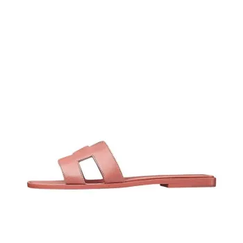 HERMES Oran Stylish Sandals Women's Blush Color