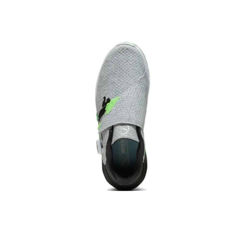 PUMA Anti Slip Wear Resistant Low Top Golf Shoes Men's Gray Black Green-3