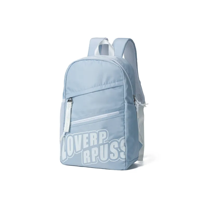 LOVERPUSS Fabric Backpack Unisex Sea Salt Blue-2