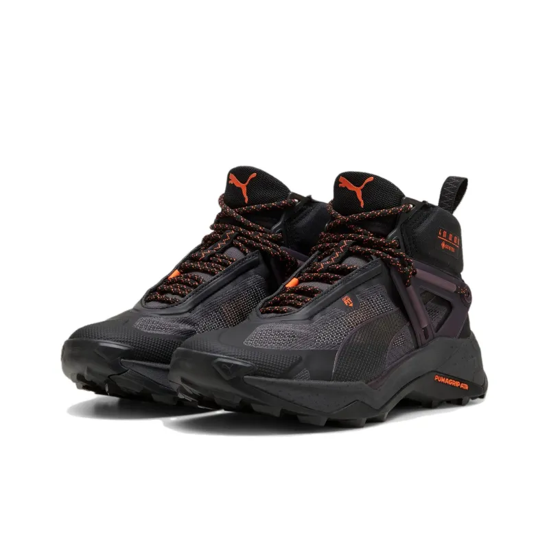 PUMA SEASONS Wear resistant And Waterproof Mid Top Trekking Shoes Women's Black-2