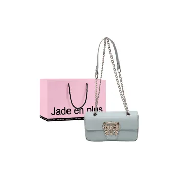Jade En Plus PU Crossbody Bag Shoulder Bag Regular Women's Blue Black White