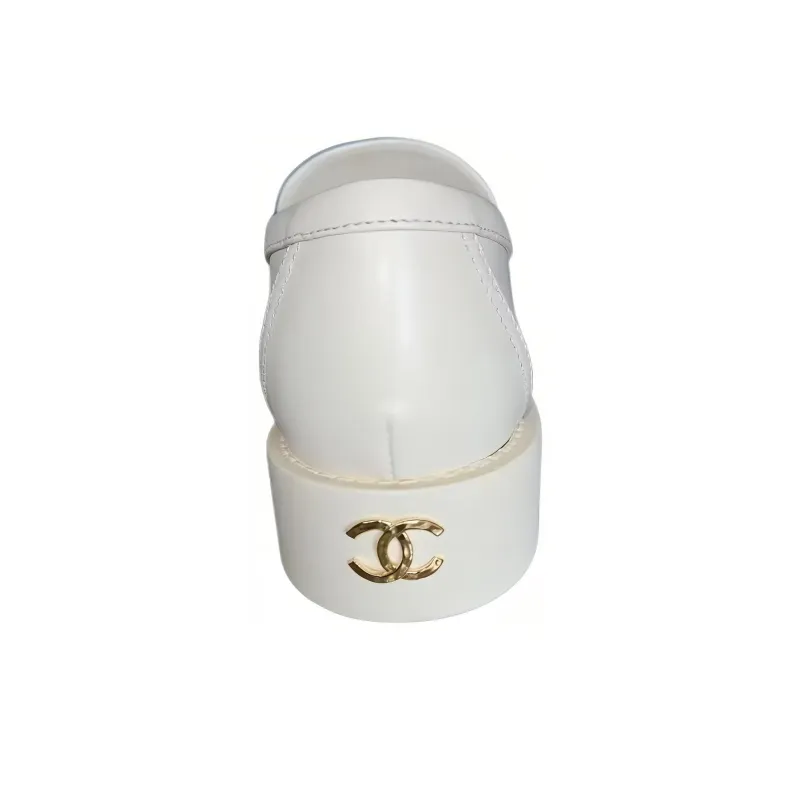CHANEL Loafers Women's Beige-3