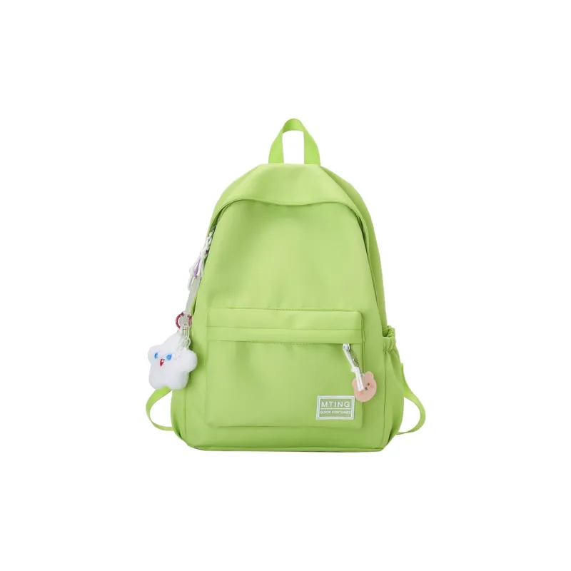 Parker Bear Nylon Backpack Regular Unisex Orange/White/Neon Green/Light Yellow/Black/Blue-14