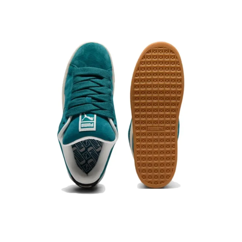 PUMA Anti Slip Wear Resistant Low Top Skateboard Shoes Unisex Green-3